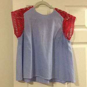 Anthropologie lace top